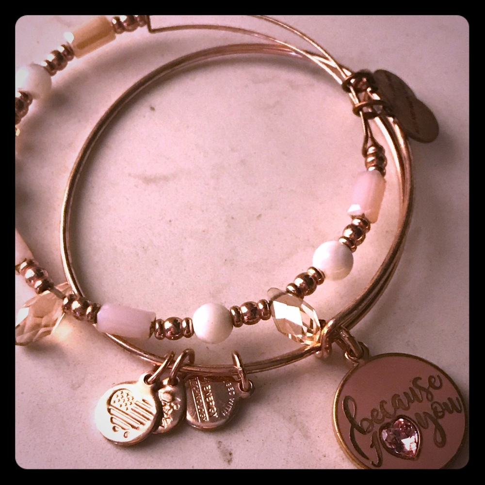 Alex and Ani Bracelet Set